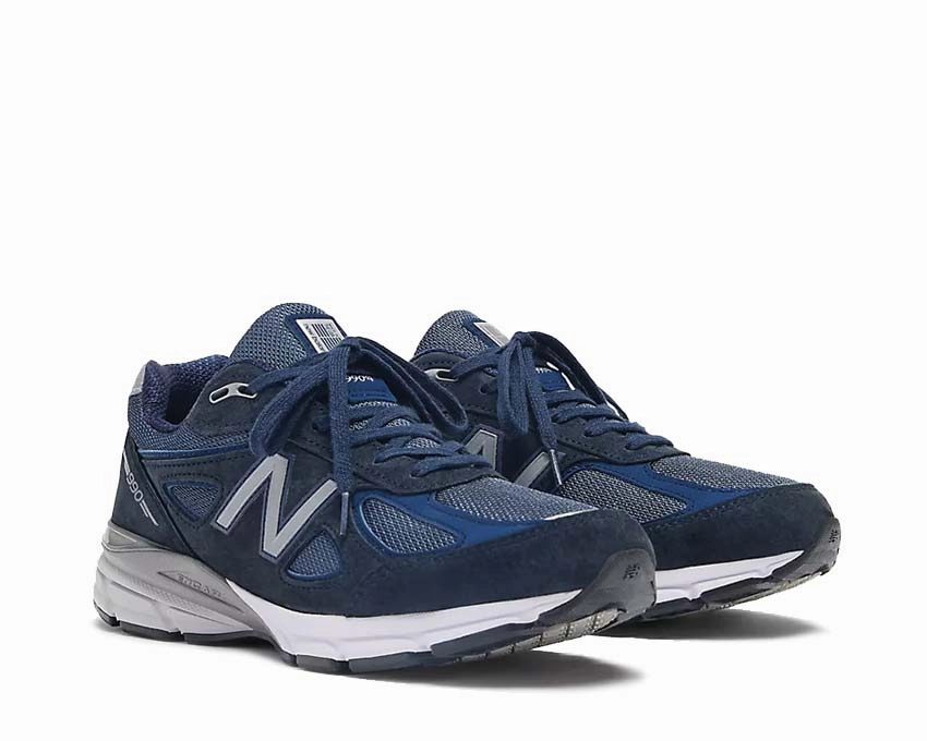Effortless Elegance, Breathable Build New Balance 990v4 Made in USA "Navy"