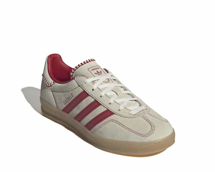 Clutch Purse For Wedding Party, Handcrafted Adidas Gazelle Indoor W "Beige"