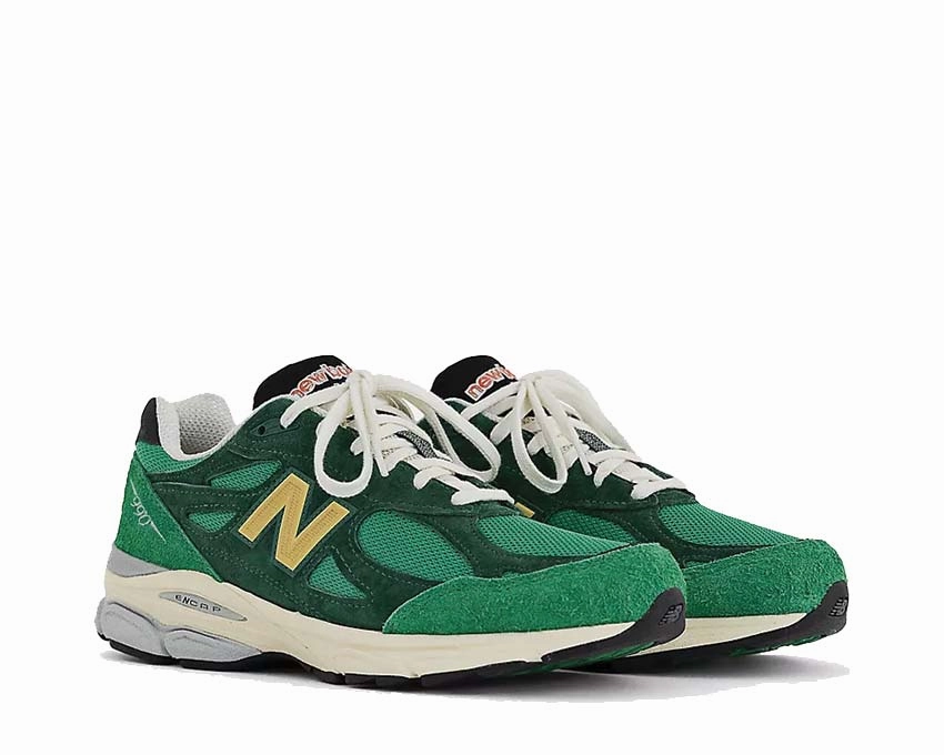 Brown Leather Duffel, High-Speed Performance, Built To Last New Balance 990 Made in USA "Green"