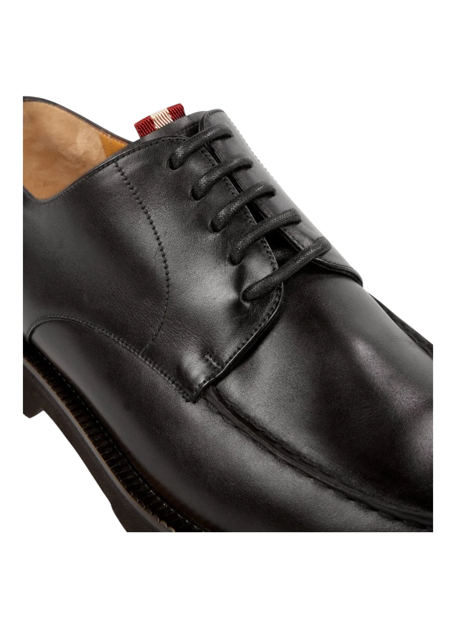 Bally Norber 6239800 Men's Black Calf Leather Derby Shoes