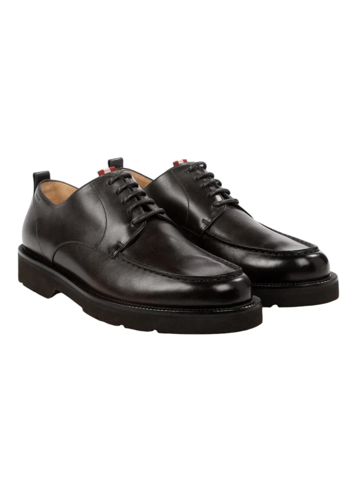 Bally Norber 6239800 Men's Black Calf Leather Derby Shoes