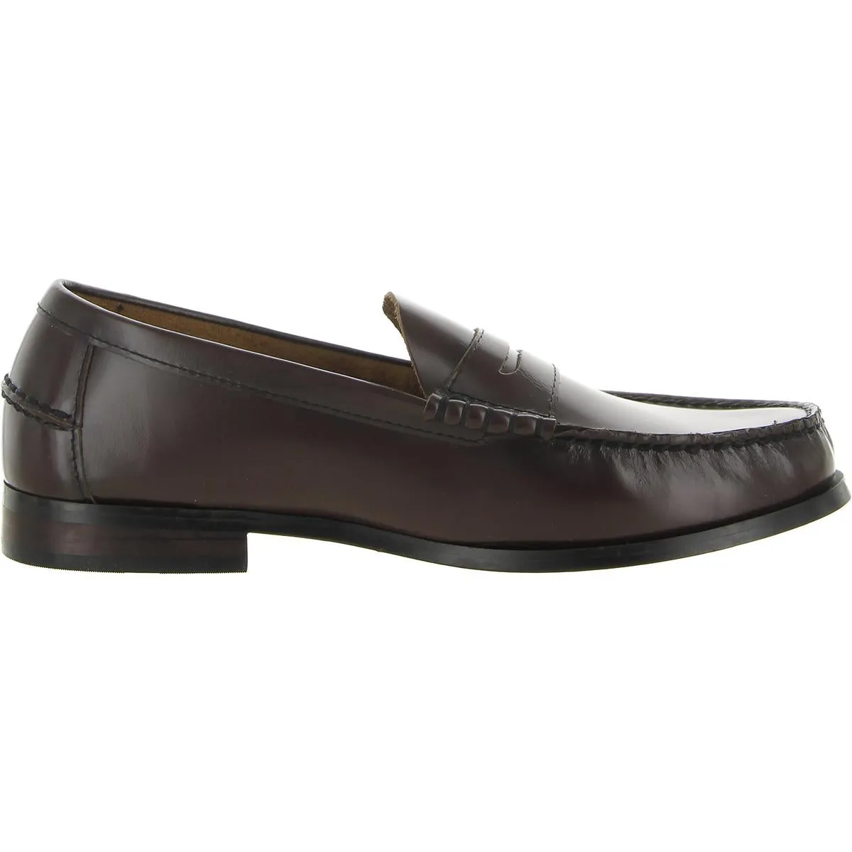 Berkley Mens Leather Slip on Penny Loafers