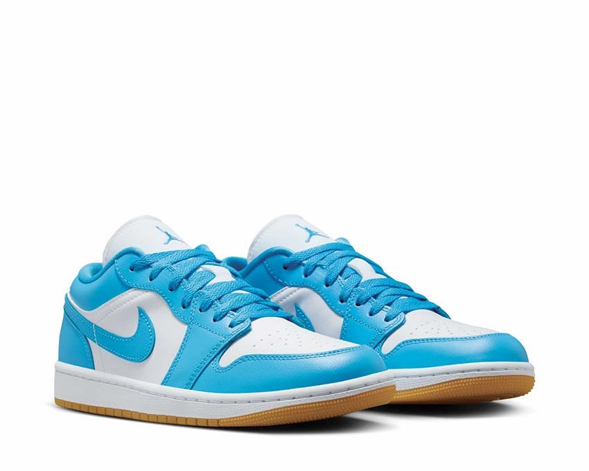 Air Jordan 1 Low "Powder Blue" Felt, Quilted, Rfid Blocking