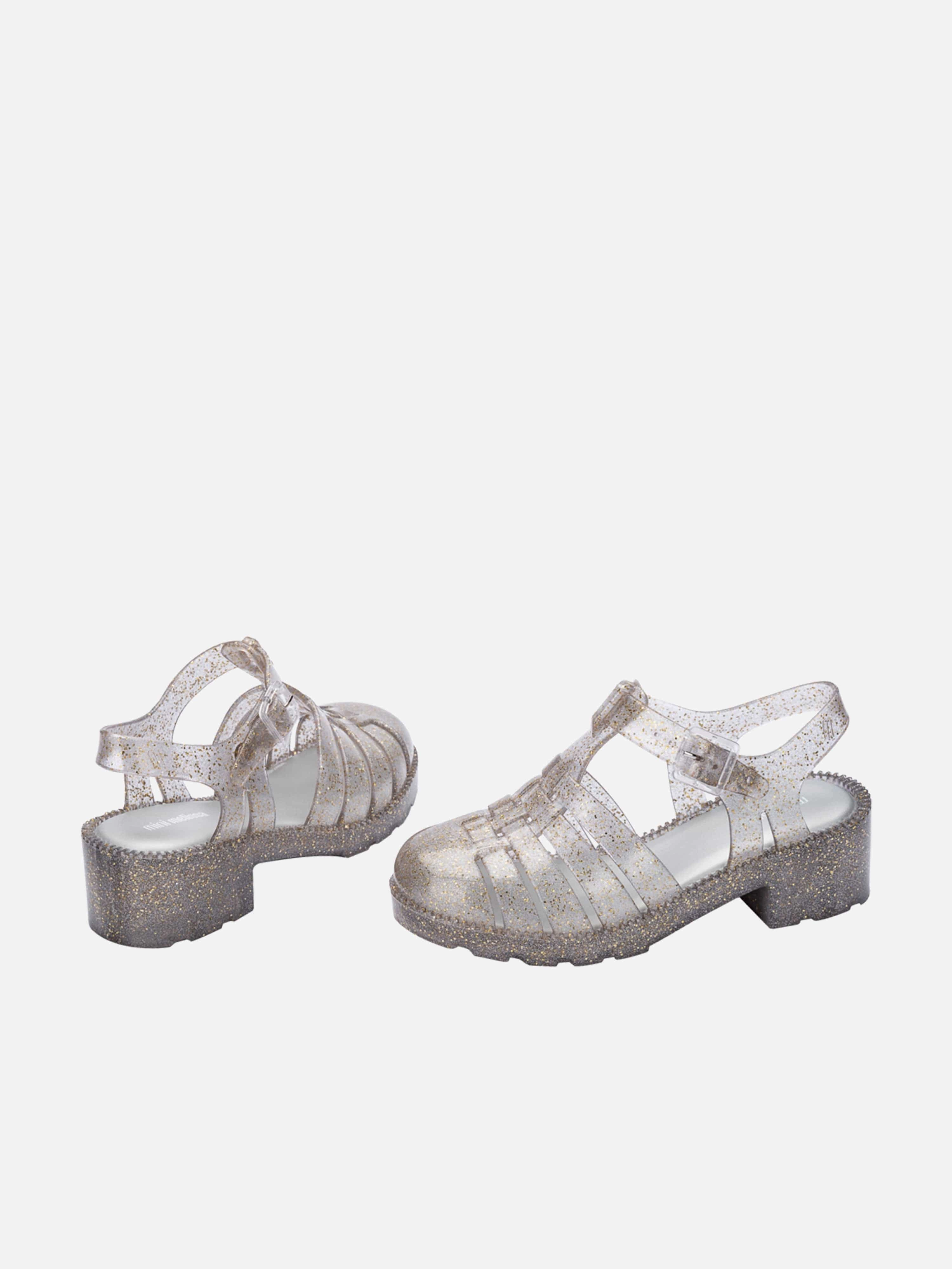 Explore The Collection Girls Possession Heel Sandals in Silver