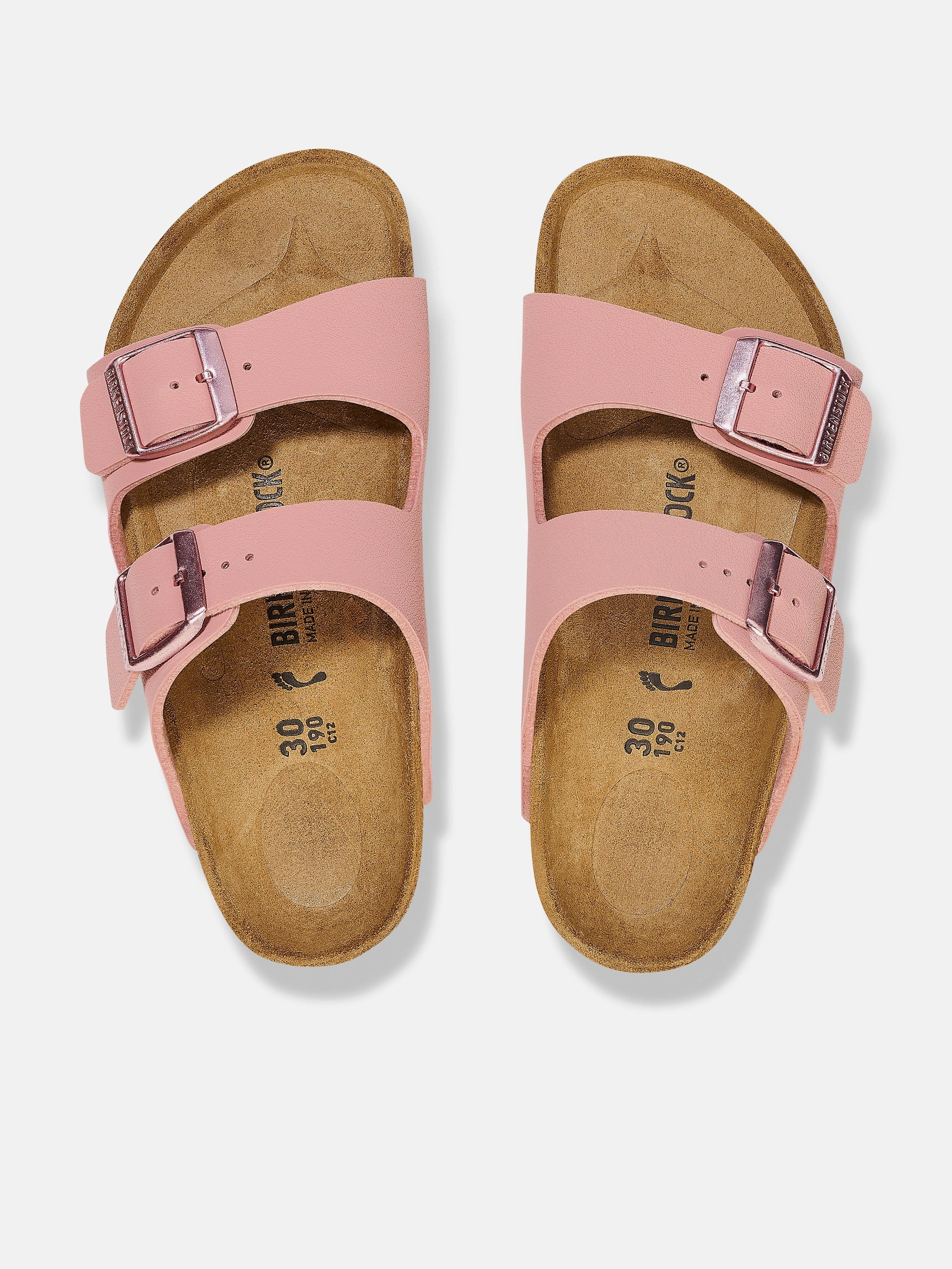 Zipper Closure BIRKENSTOCK Girls Arizona Classic Sandals in Pink