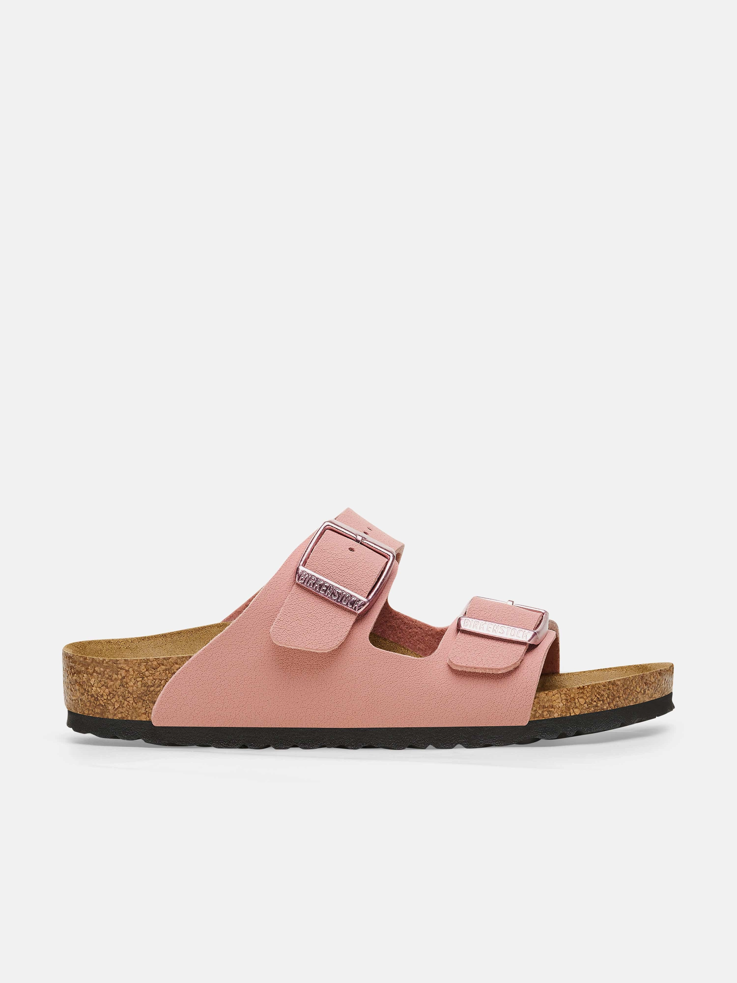 Black Friday deal BIRKENSTOCK Girls Arizona Classic Sandals in Pink Off-season discount Suede, Claim Your Style