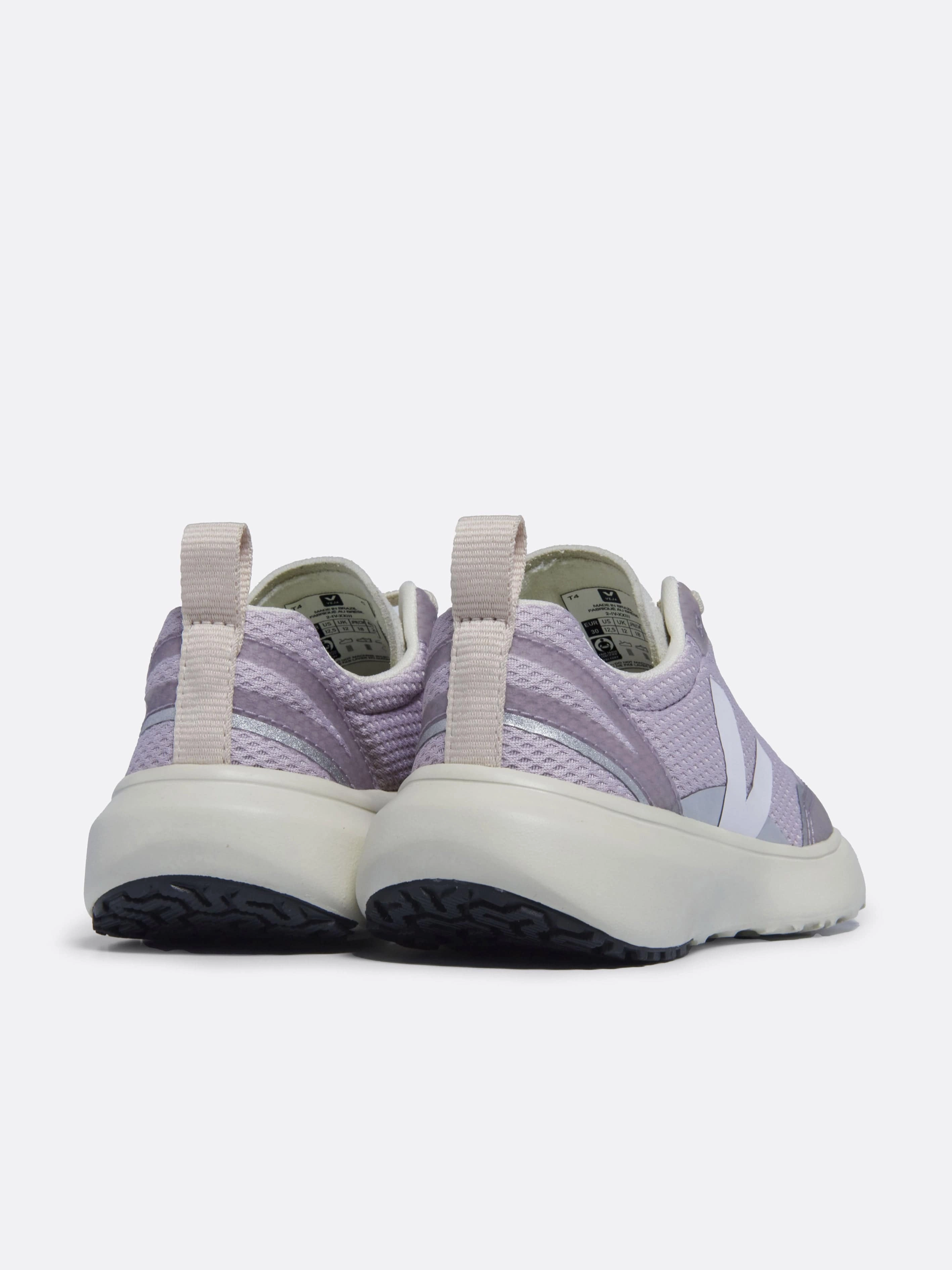 Vegan Leather Veja Girls Canary Alveomesh Trainers in Purple