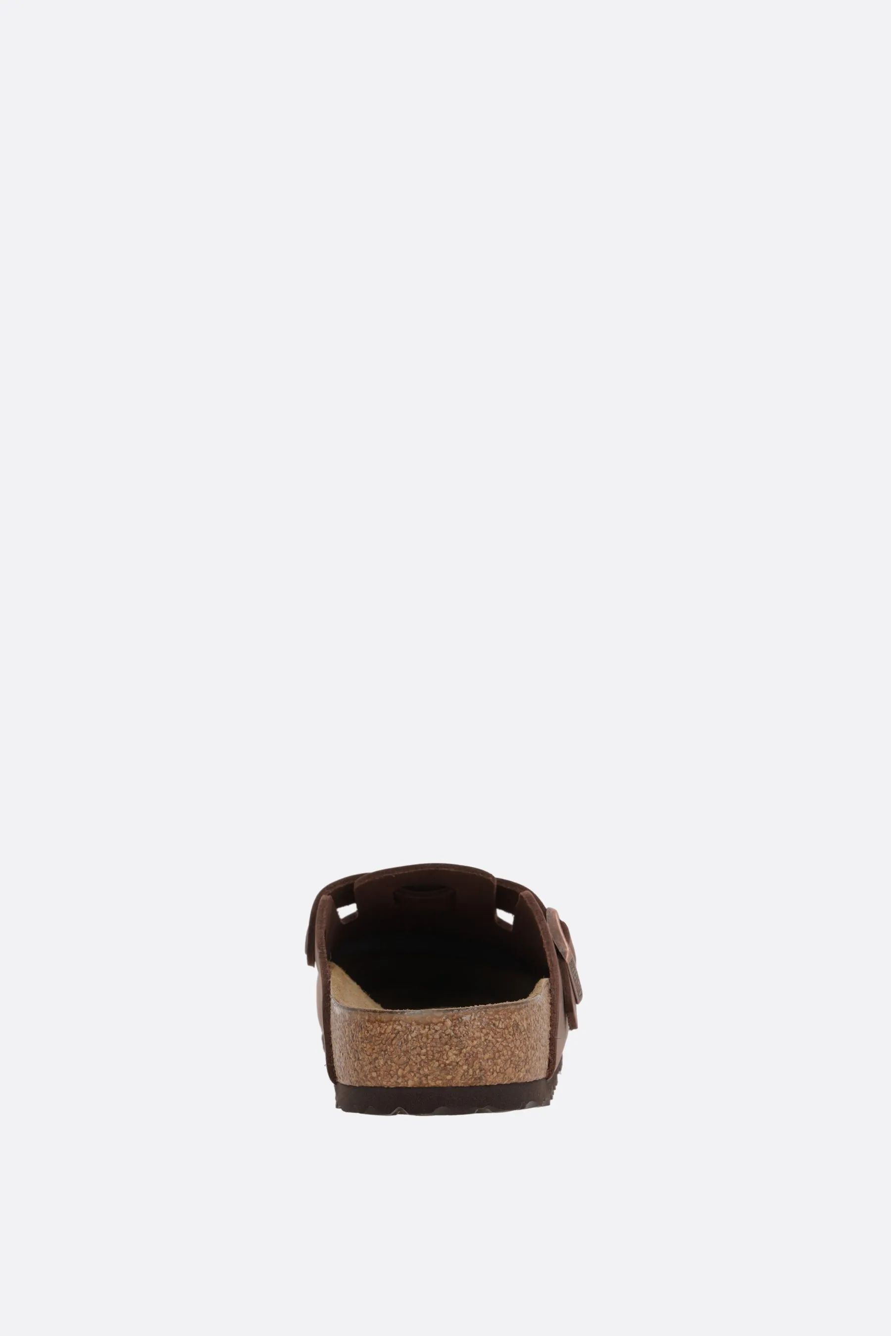 Boston BS flat mules in nubuck (Narrow Fit)