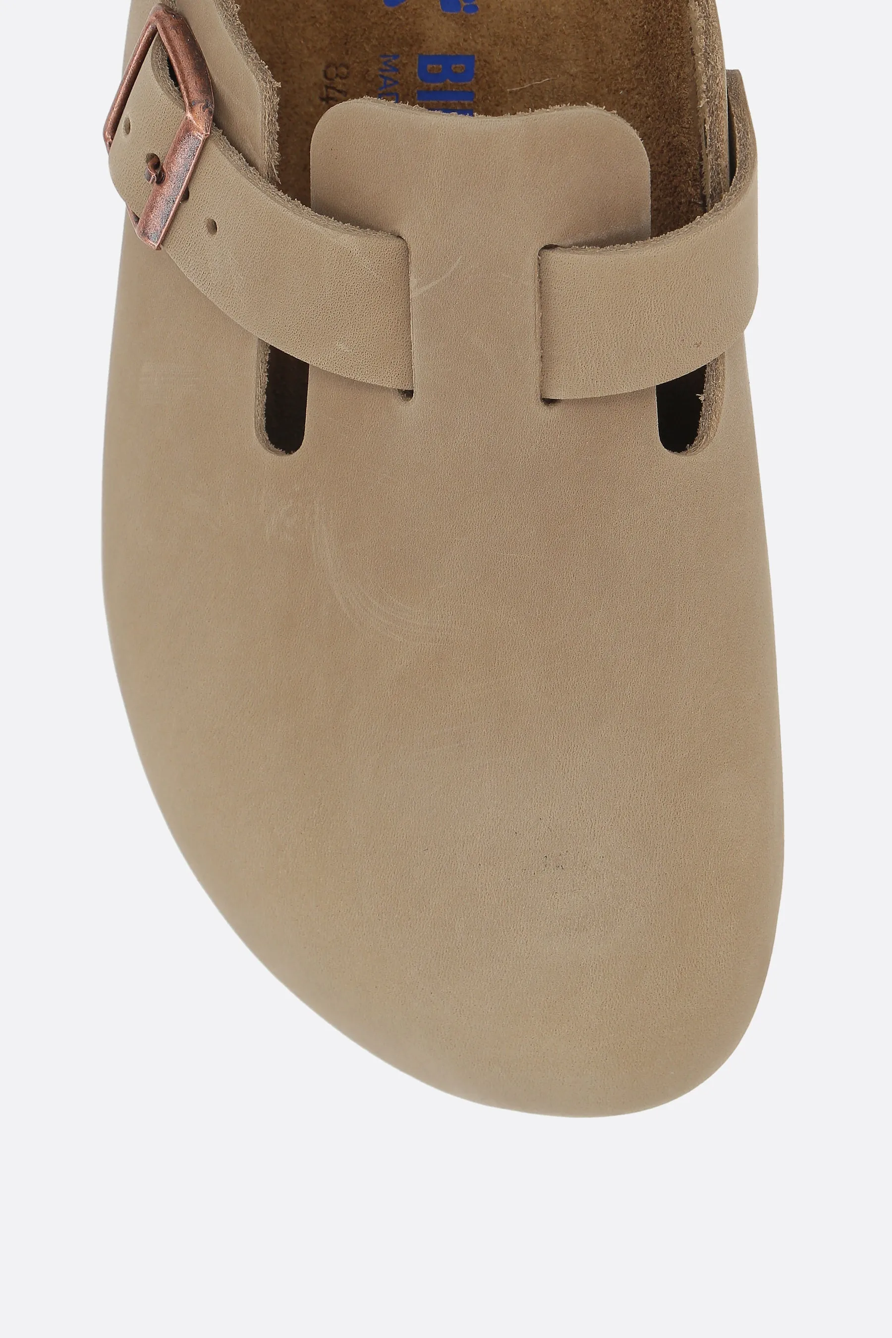 Boston BS nubuck flat mules (Narrow Fit)