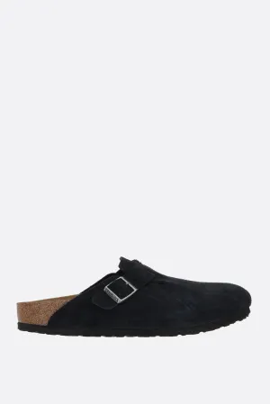Boston BS suede flat mules (Narrow Fit)