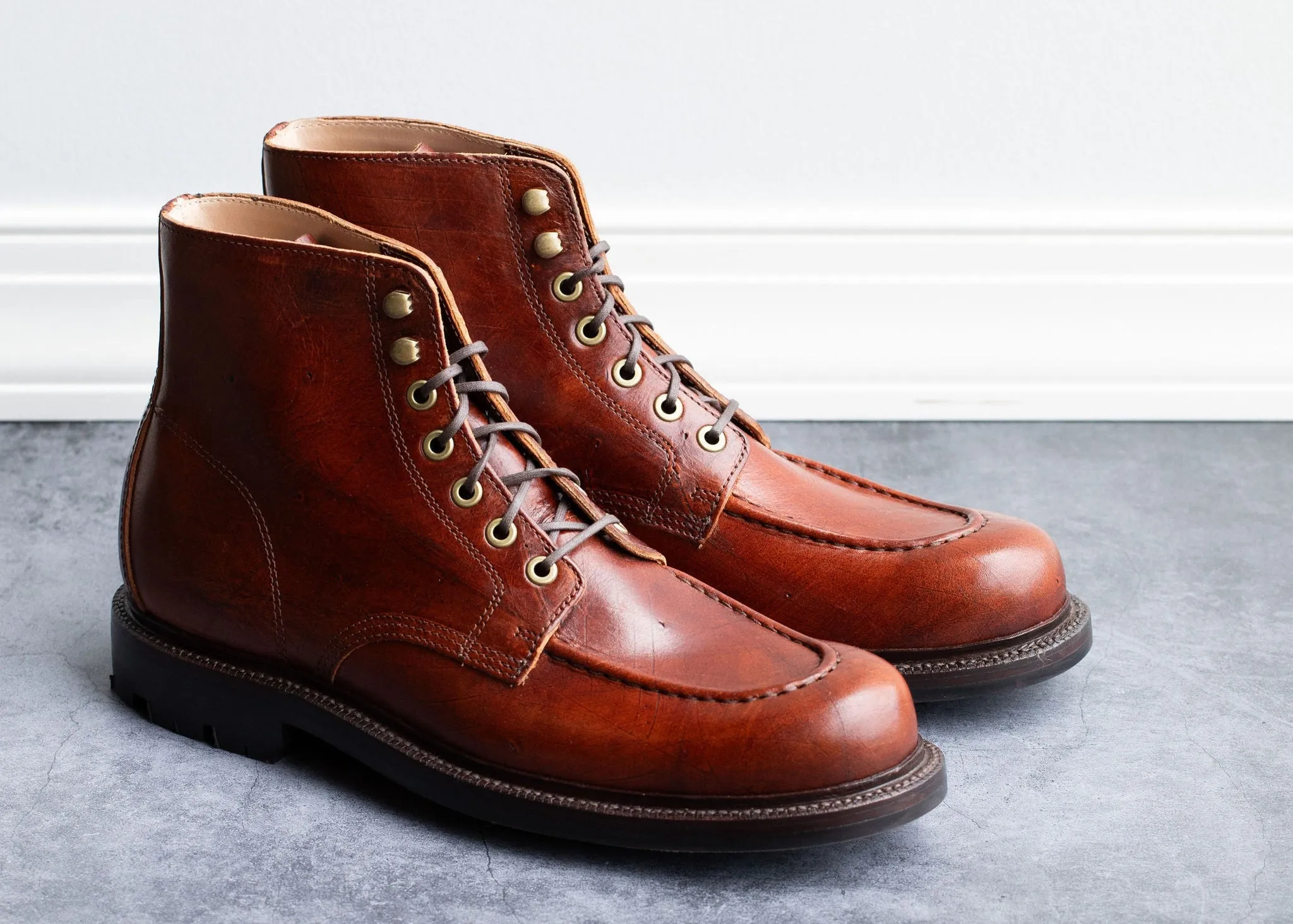 Brass Boot Cognac Ecbatana