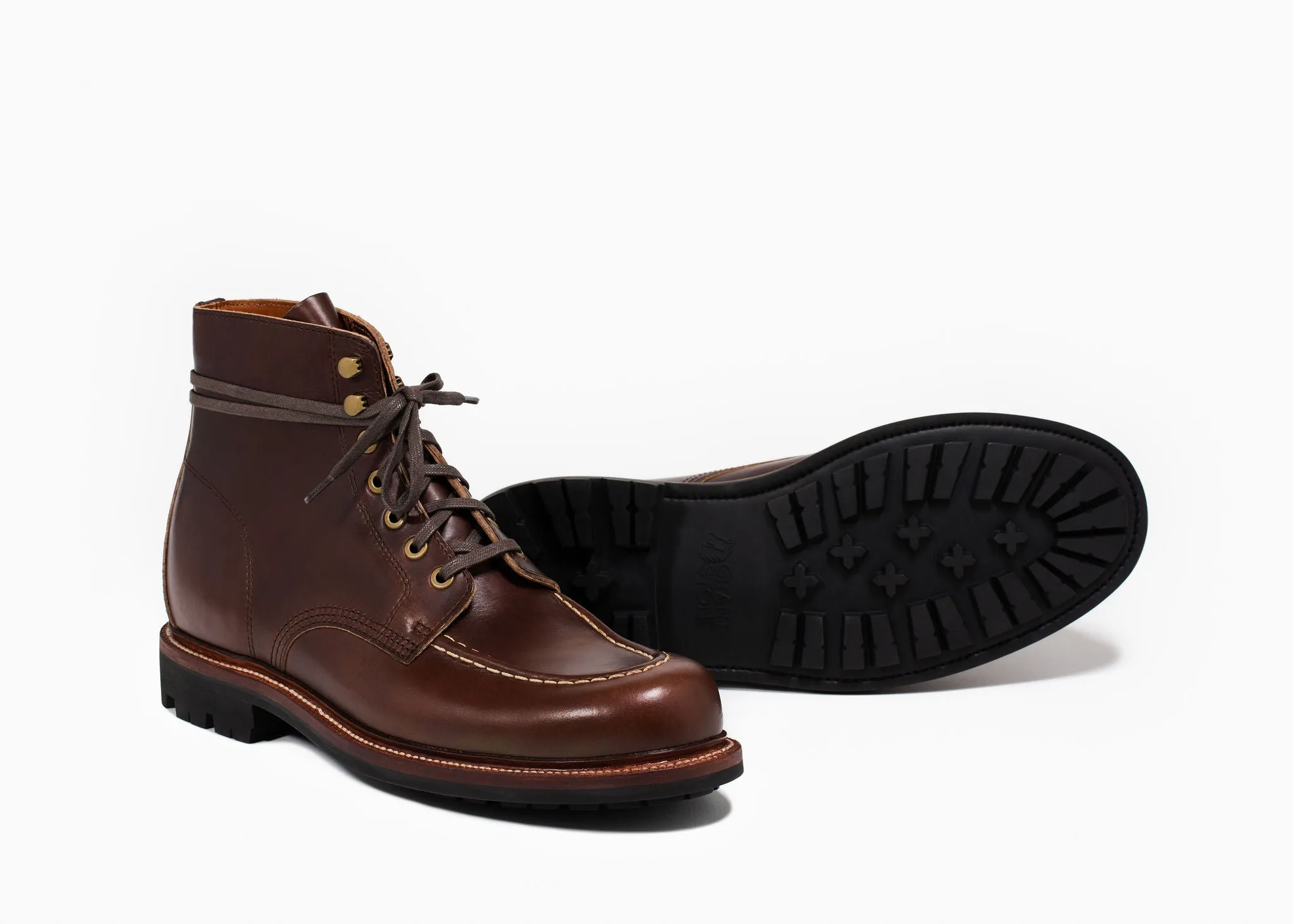 Brass Boot Crimson Chromexcel