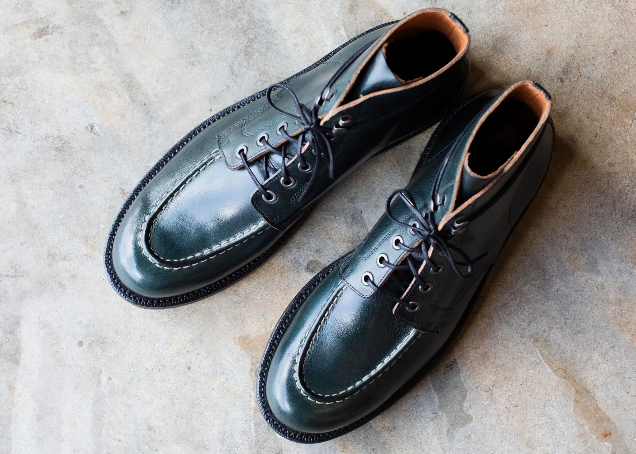 Brass Boot Navy Chromexcel