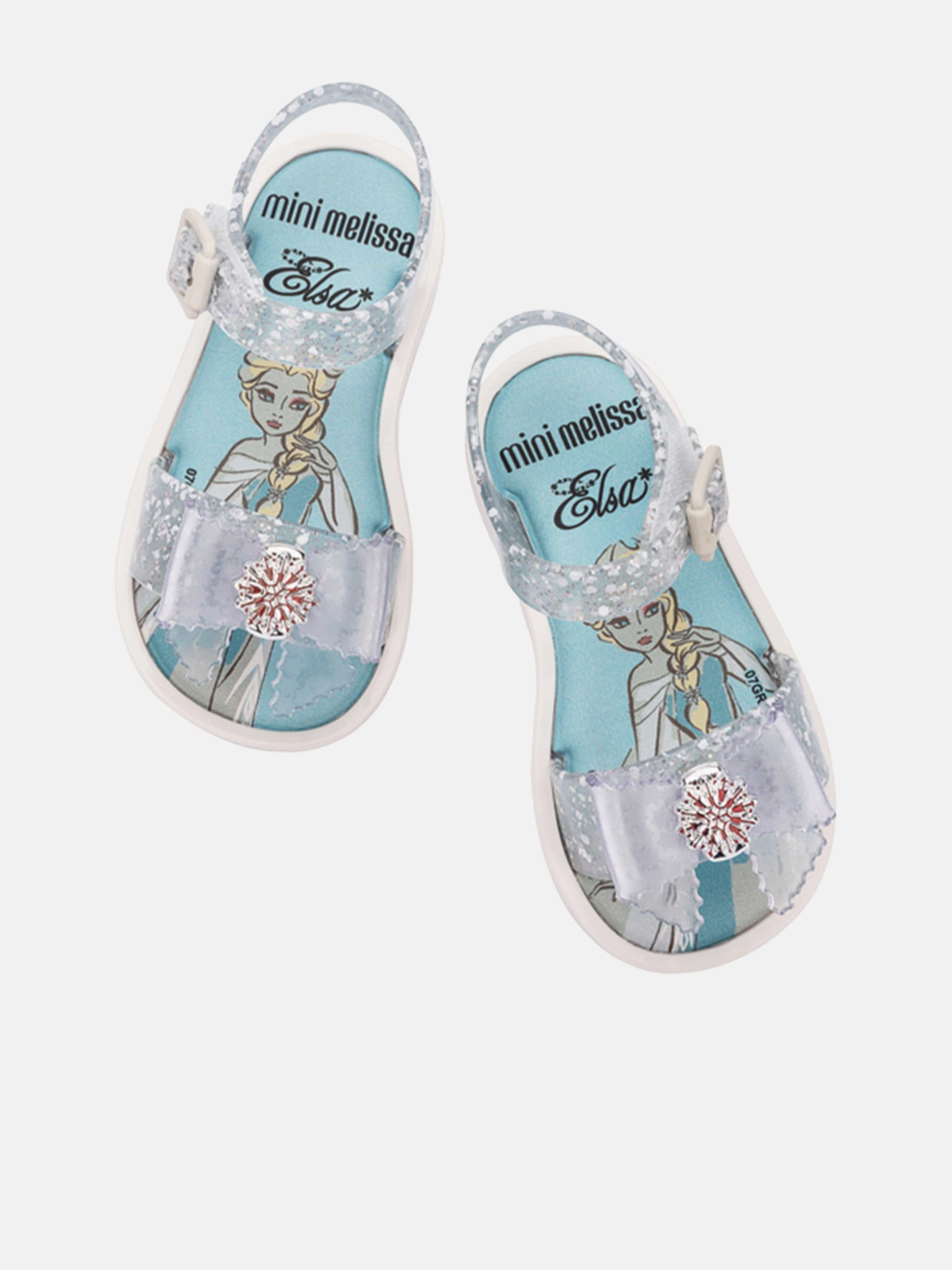 Girls Mar   Disney Princess sandals in White Drawstring Closure