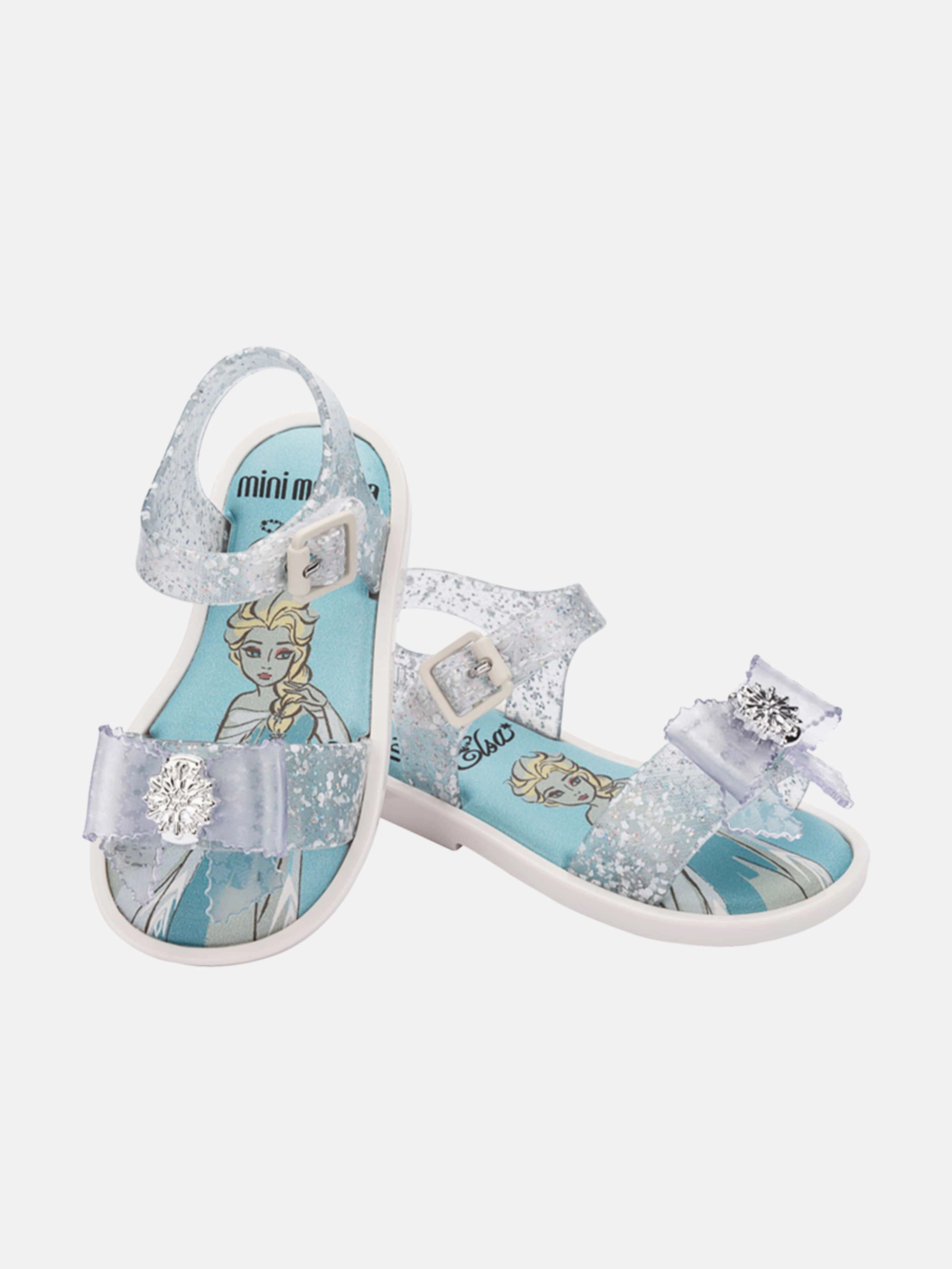 Girls Mar   Disney Princess sandals in White Vintage Leather Shoulder Bag
