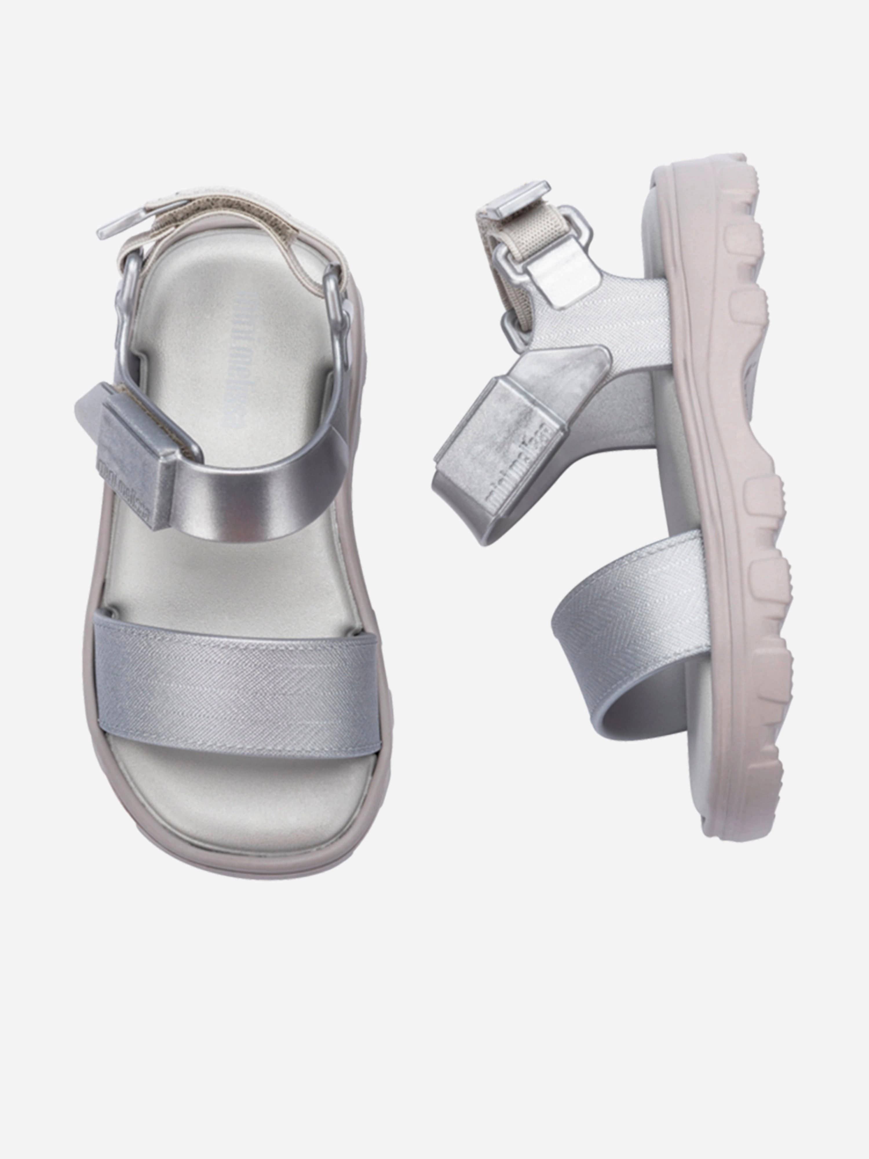 Trendy Mini Handbag For Parties, Hot Pick Of The Day Girls Kick Off Sandals in Silver