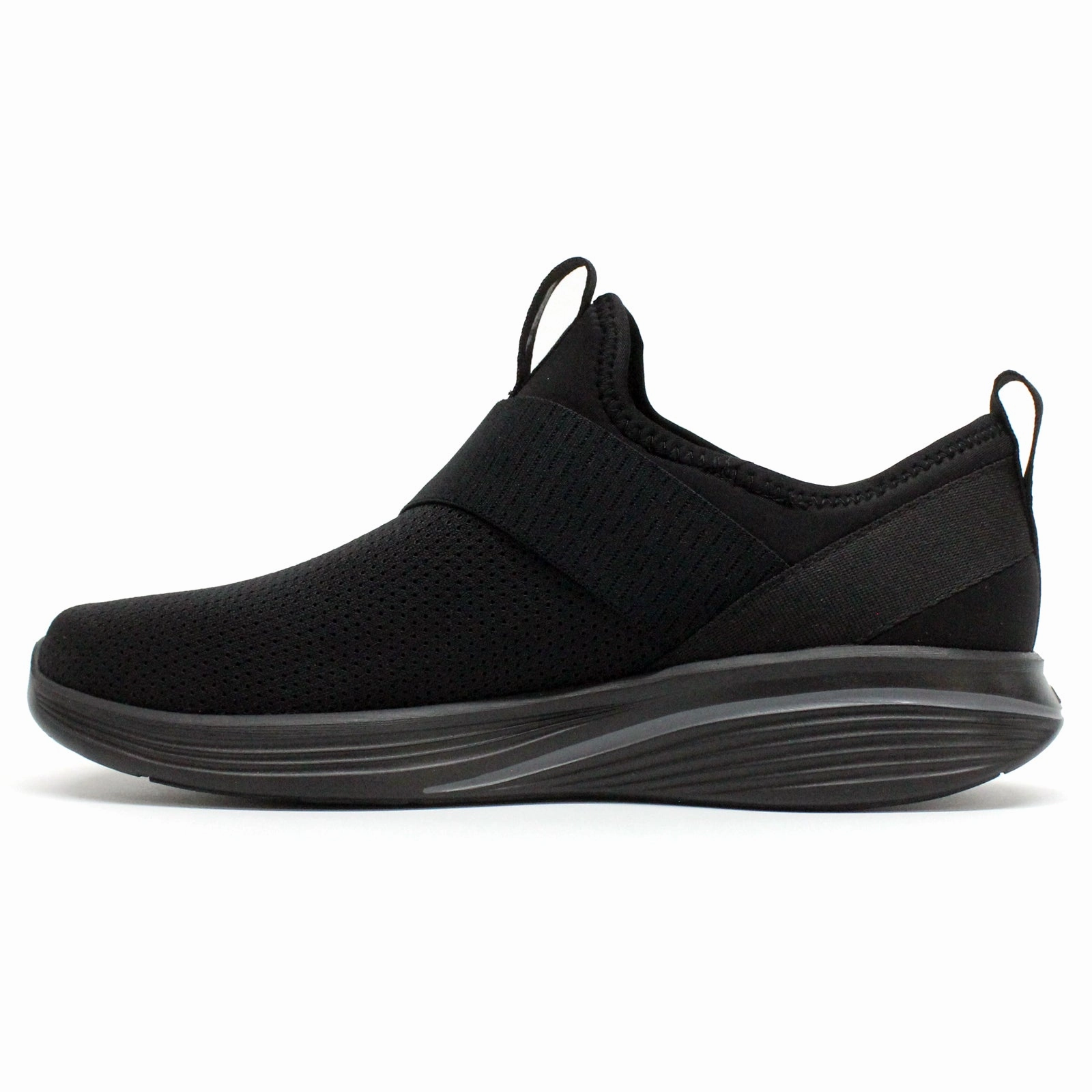 Adaptable For Any Setting MBT Jin Textile Synthetic Women's Low Top Black Black Trainers