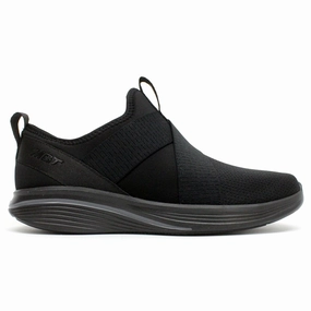 Secure Fit, Inspired By Nature Budget-Friendly Option MBT Jin Textile Synthetic Women's Low Top Black Black Trainers Commute Selection