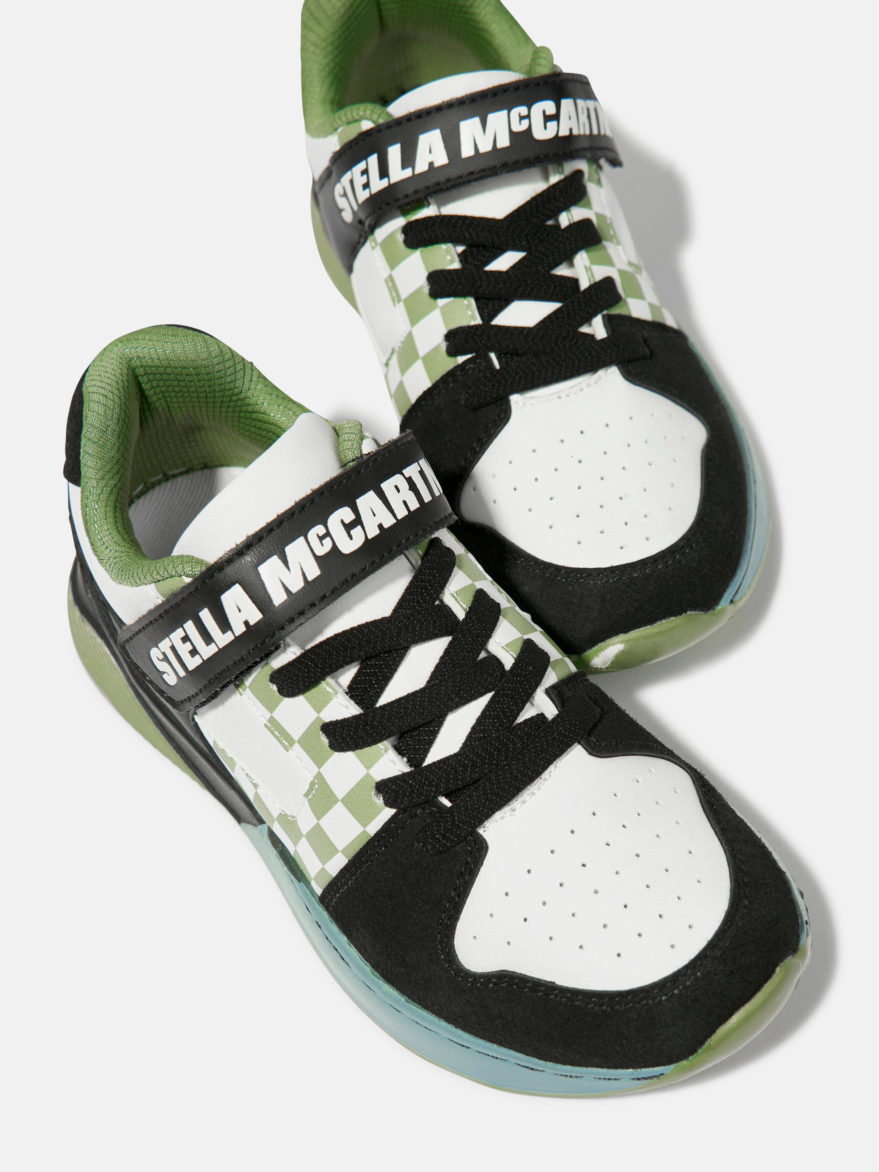 Vibrant Colors Stella McCartney Boys Logo Trainers in Multicolour