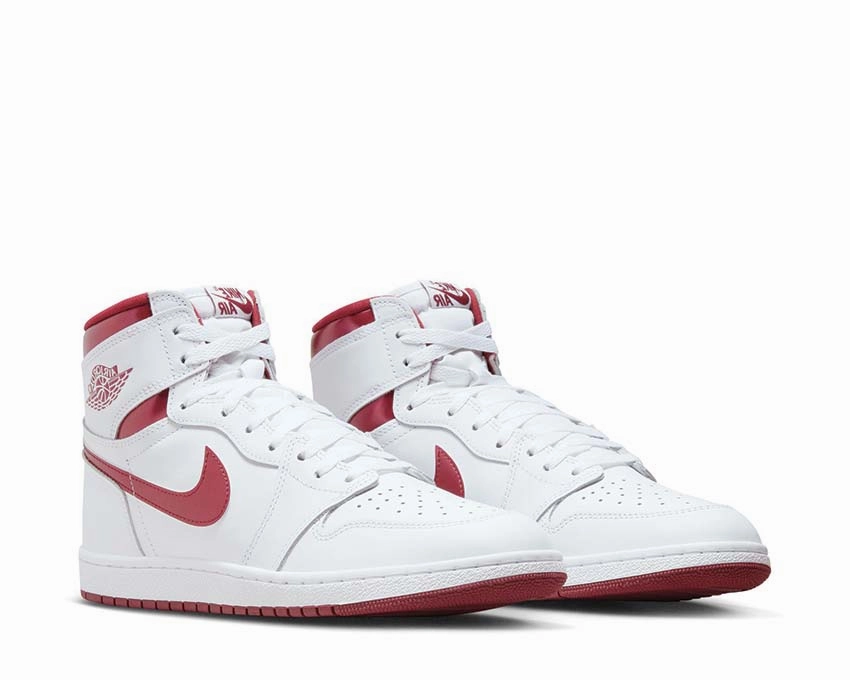 Air Jordan 1 High '85 "Metallic Burgundy" Chain Strap, Coated Canvas, Chic & Sleek