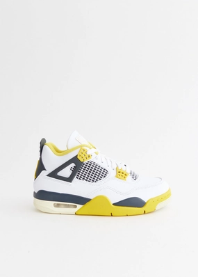 Secure Fit Bulk purchase discount Women's Air Jordan 4 'Vivid Sulphur' Sneakers Get Coupon for Discount