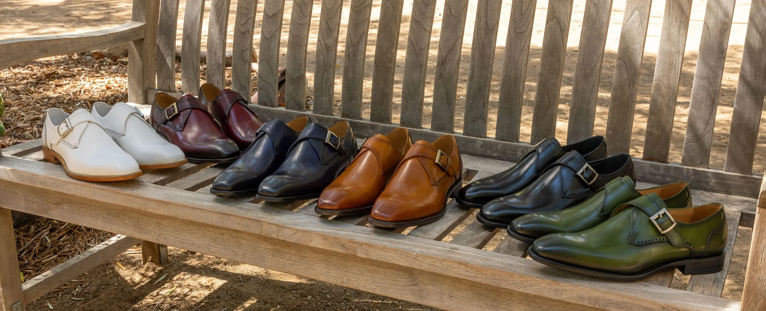 Burnished Leather Monkstrap Cognac