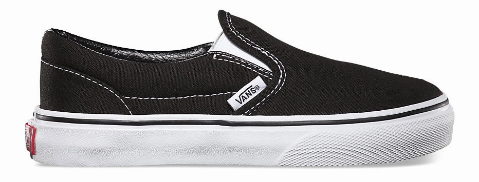 Buy one get one free Vans Kids Classic Slip-On Black/White Experience Improvement Find Your Match, Custom Fit Available, Add Style To Your Life