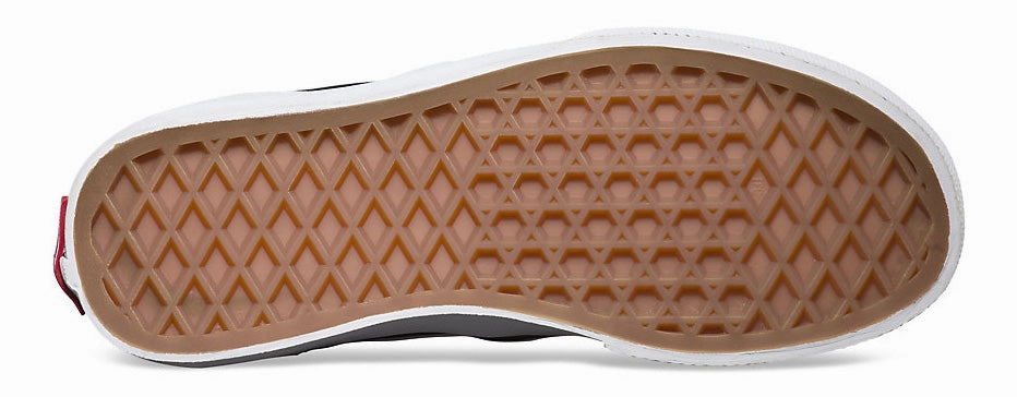 Metallic Leather Vans Kids Classic Slip-On Black/White Designed For Everyday Use