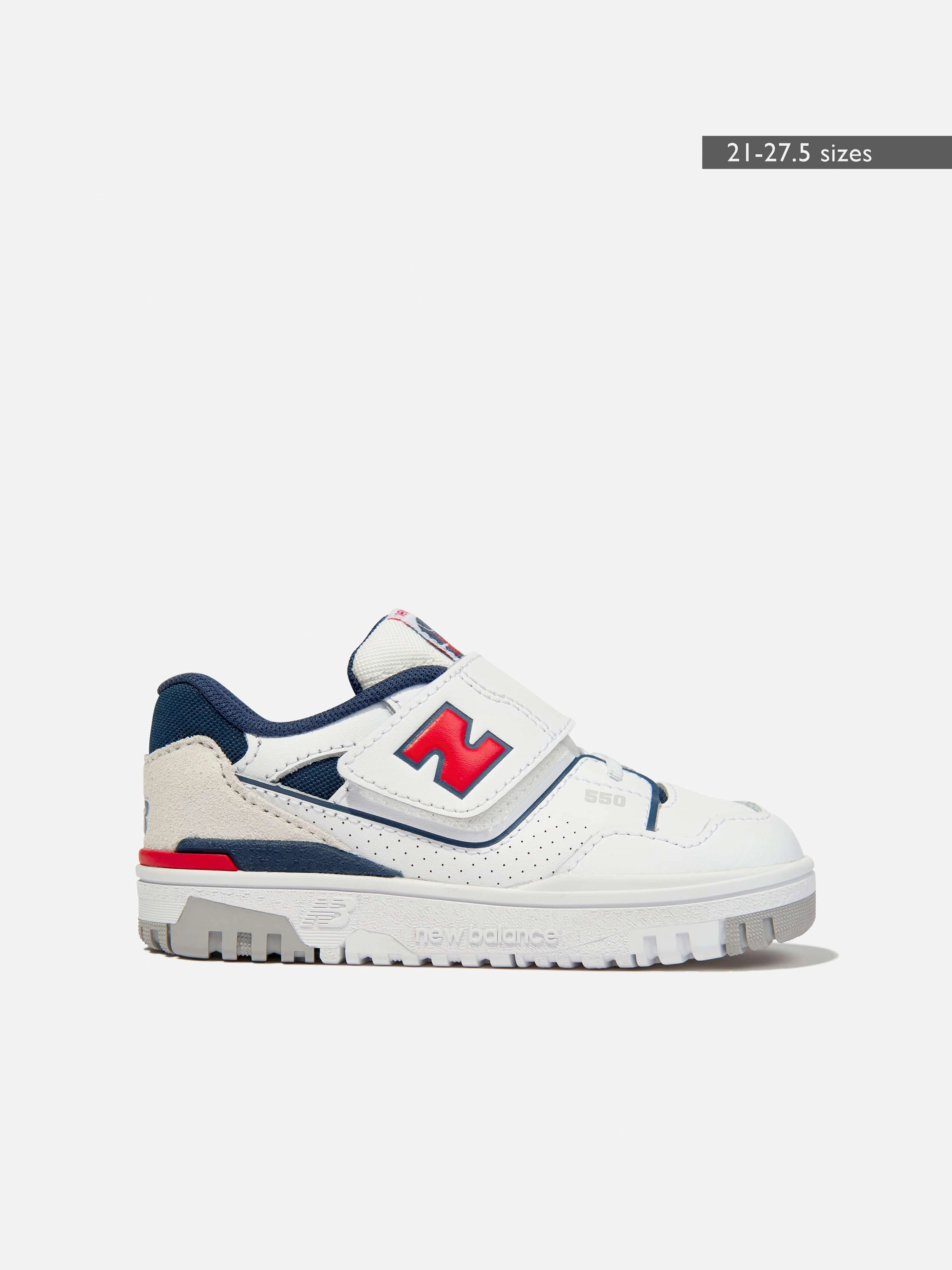 New Balance Kids B550 Trainers in White Raffia Woven Summer Bag, For Every Occasion