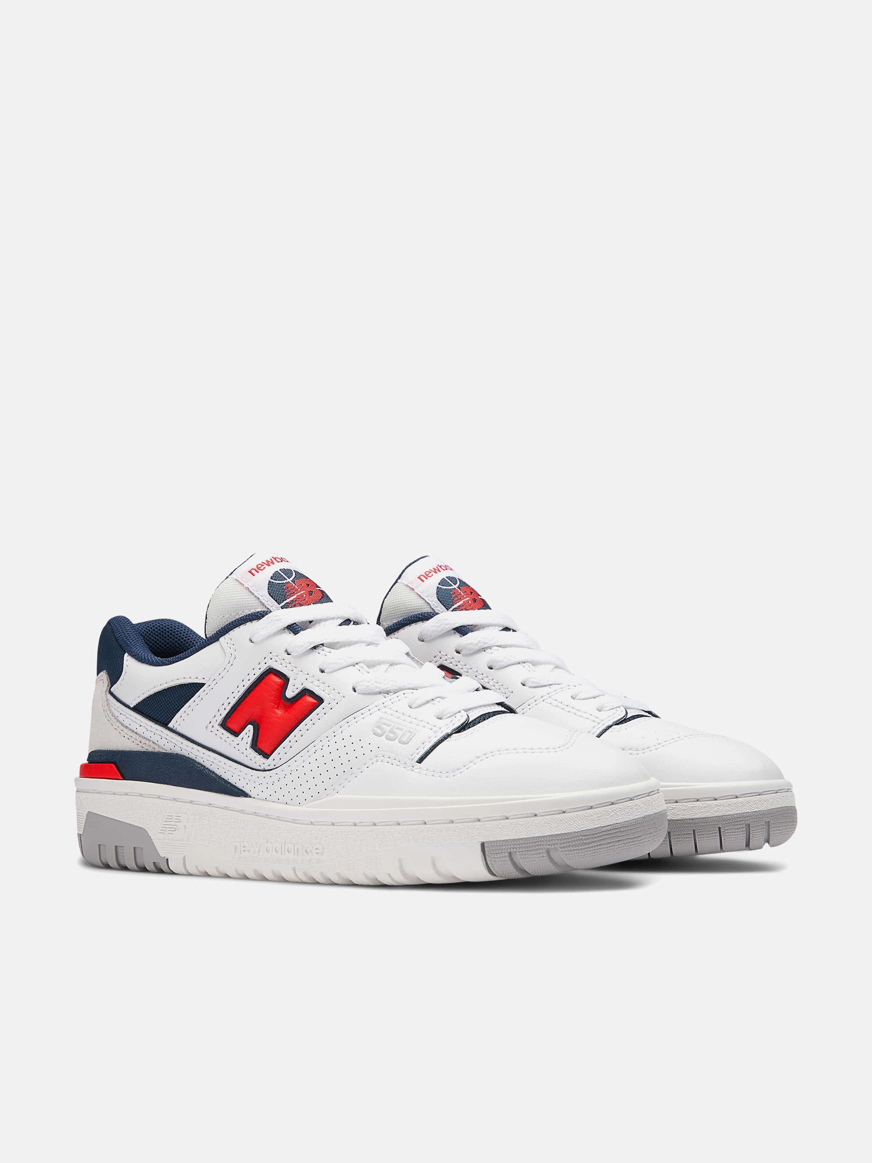Browse & Buy New Balance Kids B550 Trainers in White