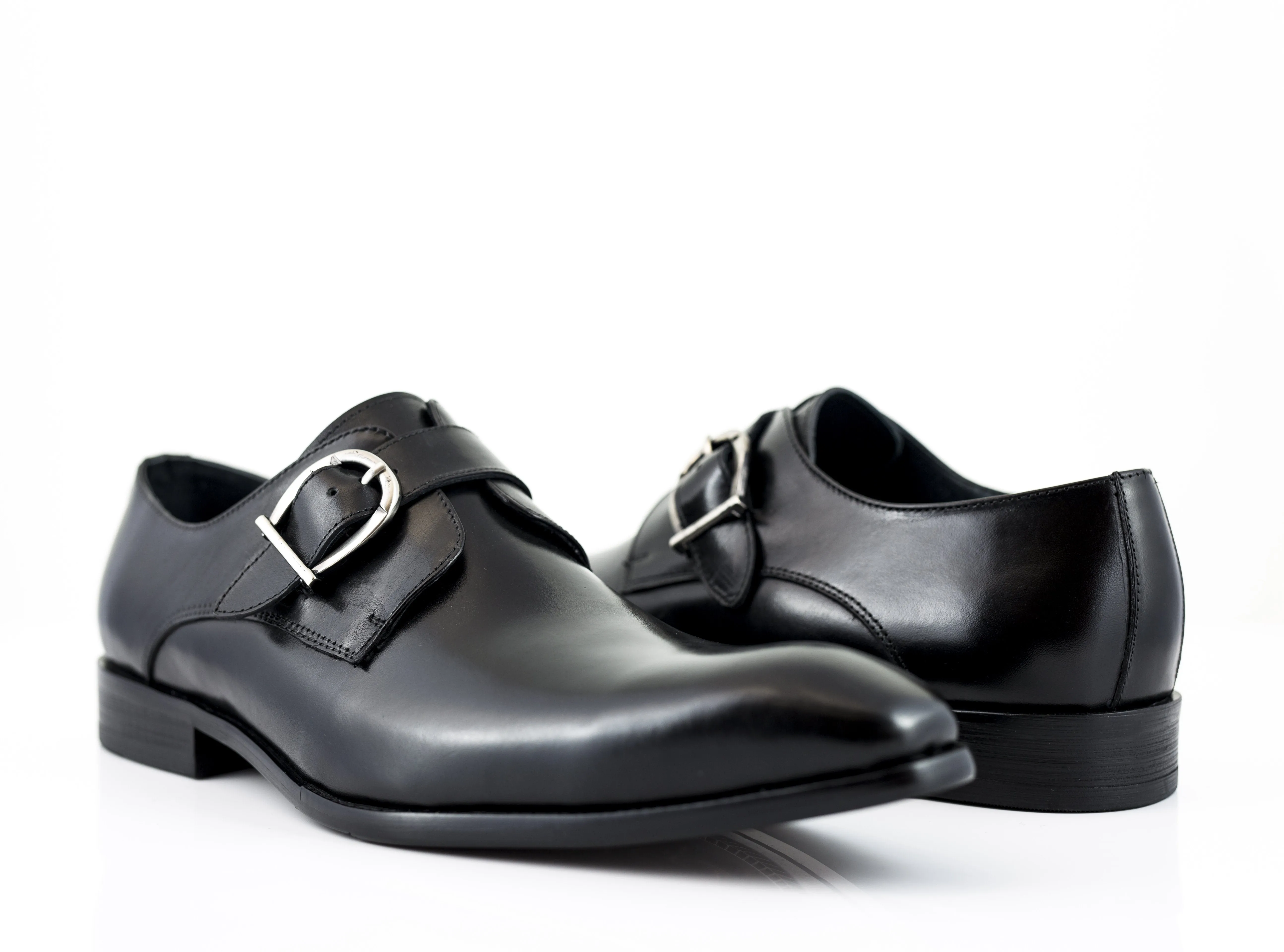 Calfskin Monkstrap Black