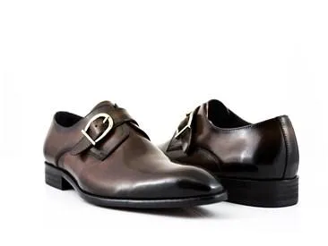 Calfskin Monkstrap Chestnut