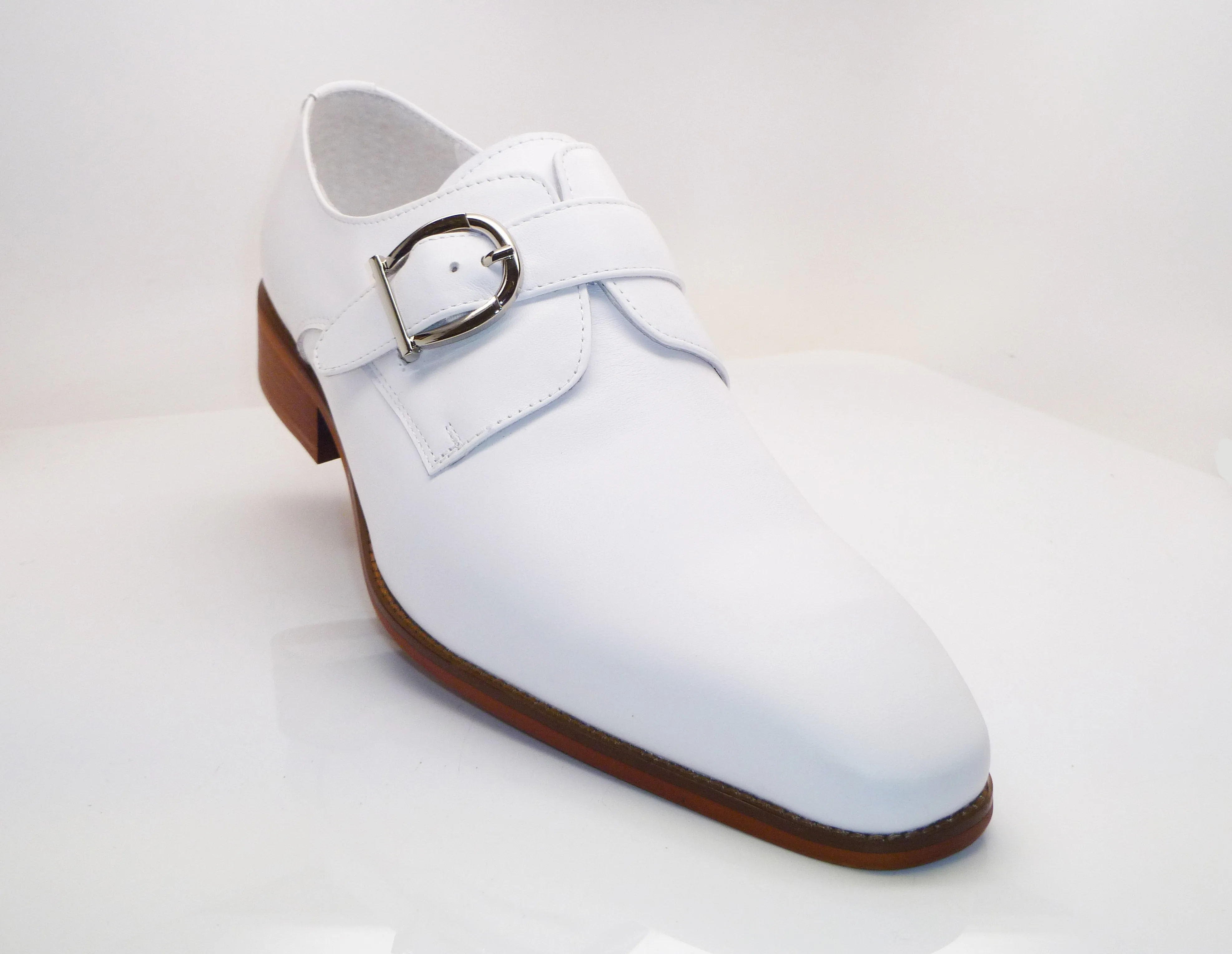 Calfskin Monkstrap White