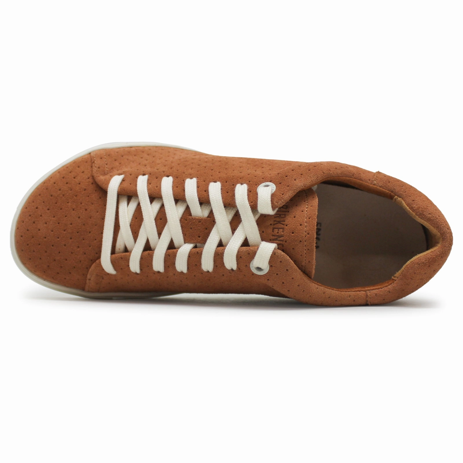 Stylishly Engineered Birkenstock Bend Low Dotted Suede Leather Unisex Comfort Burnt Orange Trainers