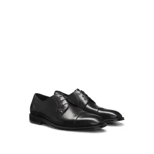 Cap-toe Derby shoes in leather