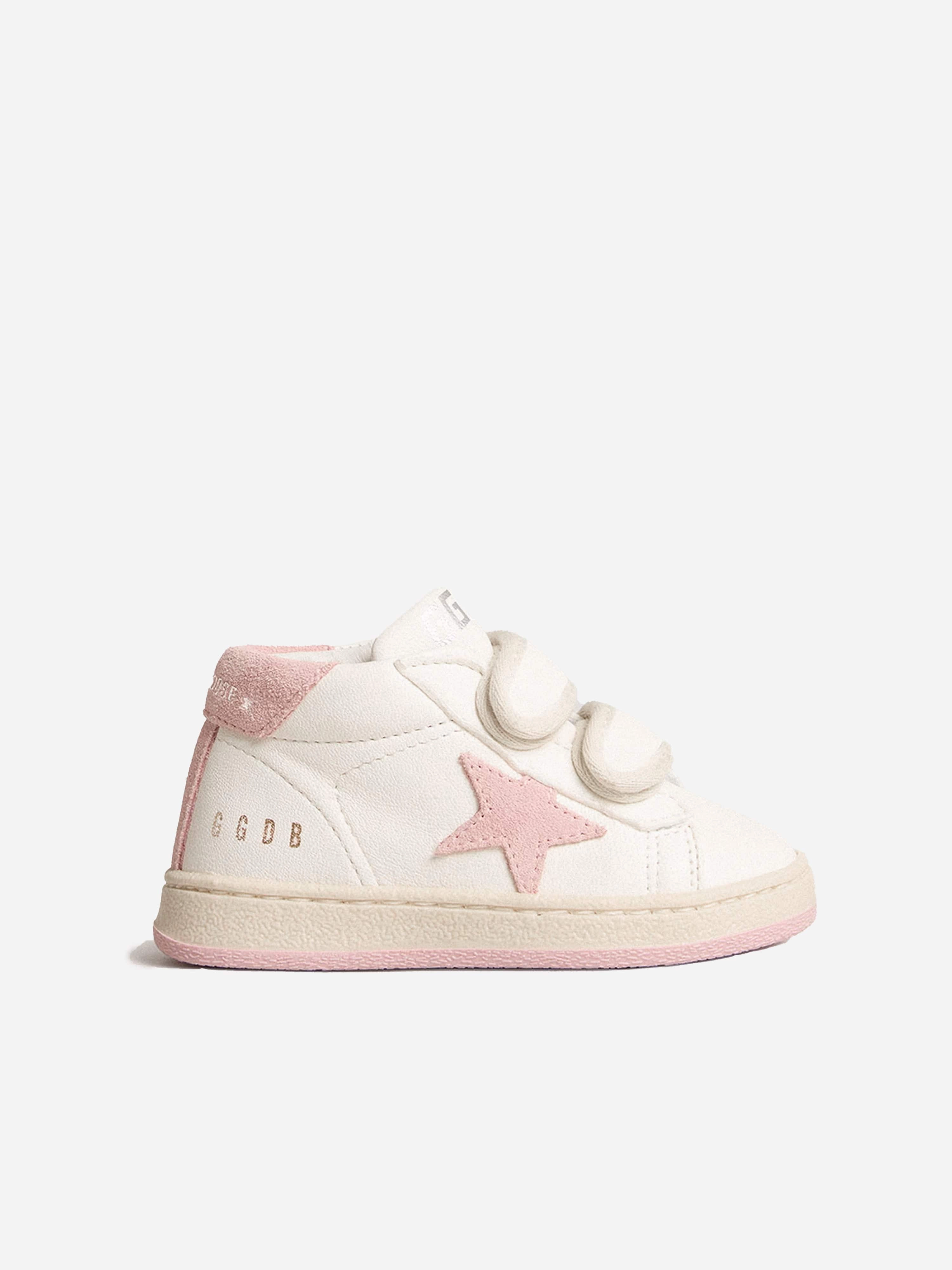 Caring After-Sale Golden Goose Girls Leather and Suede Star June Trainers in White Featured Customization Boys Sports Duffel Bag