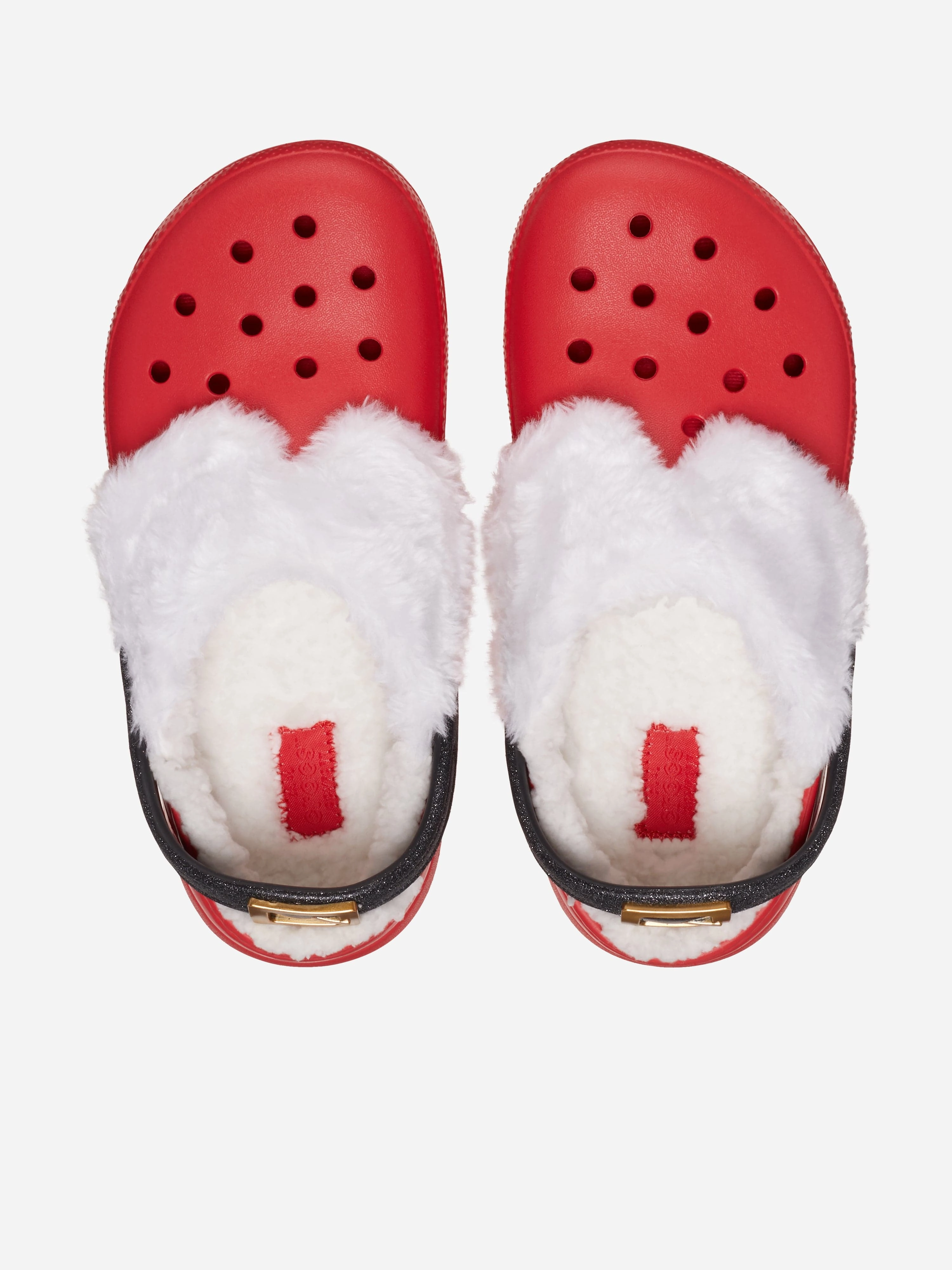 Crocs Kids Classic Lined Santa Clog in Red Casual, Buy Smart