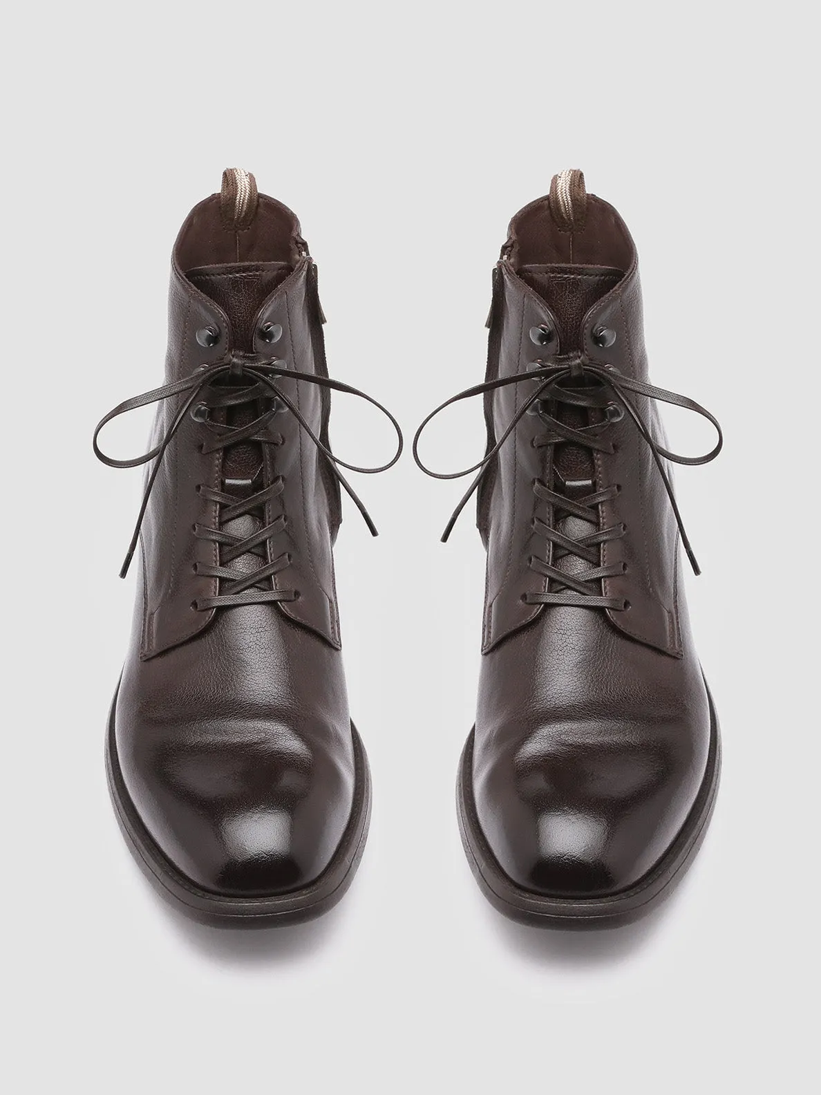 CHRONICLE 004 - Dark Brown Leather Ankle Boots