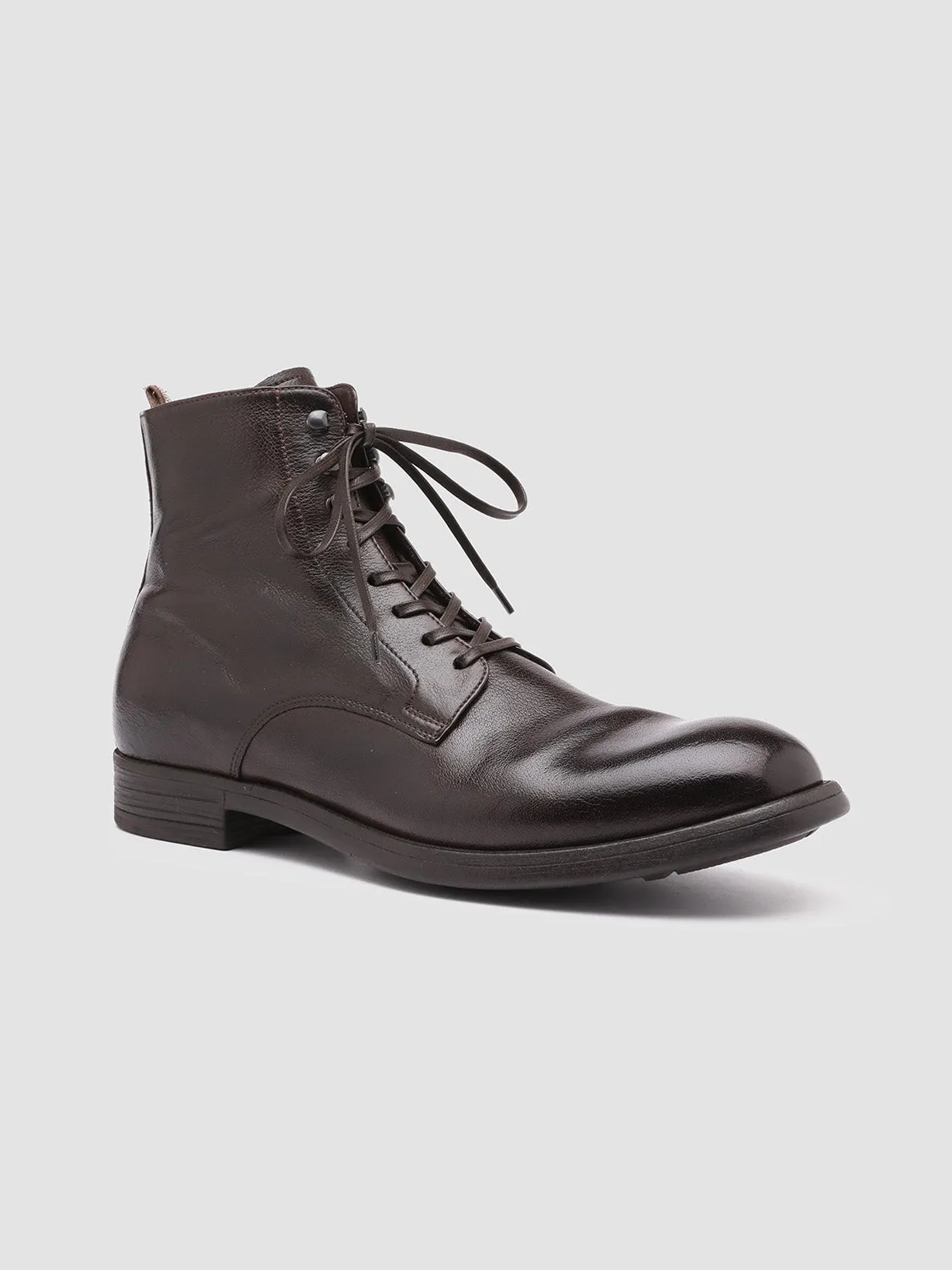 CHRONICLE 004 - Dark Brown Leather Ankle Boots