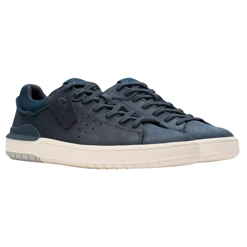 Clarks Courtlite 2 Run Navy Nubuck Sneaker (Men's)