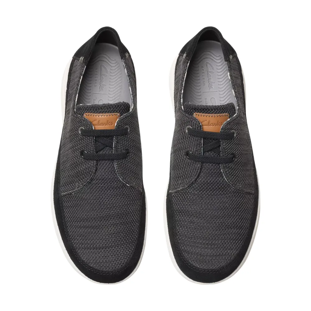 Clarks Easeway Lace Black Combi Shoe (Men's)