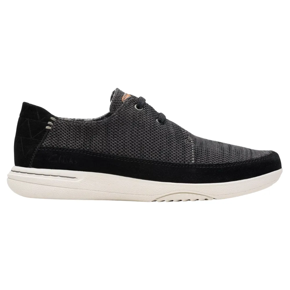 Clarks Easeway Lace Black Combi Shoe (Men's)