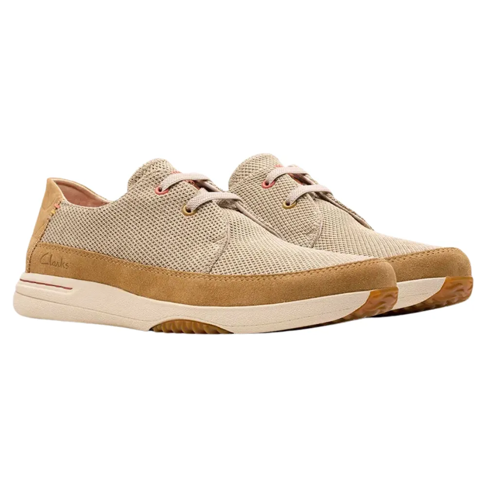Clarks Easeway Lace Sand Combi Shoe (Men's)