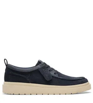 CLARKS POLDEN MOC NAVY SUEDE