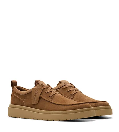 CLARKS POLDEN MOCC COLA SUEDE