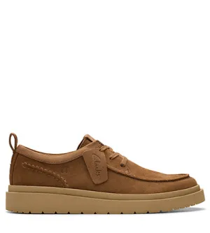 CLARKS POLDEN MOCC COLA SUEDE