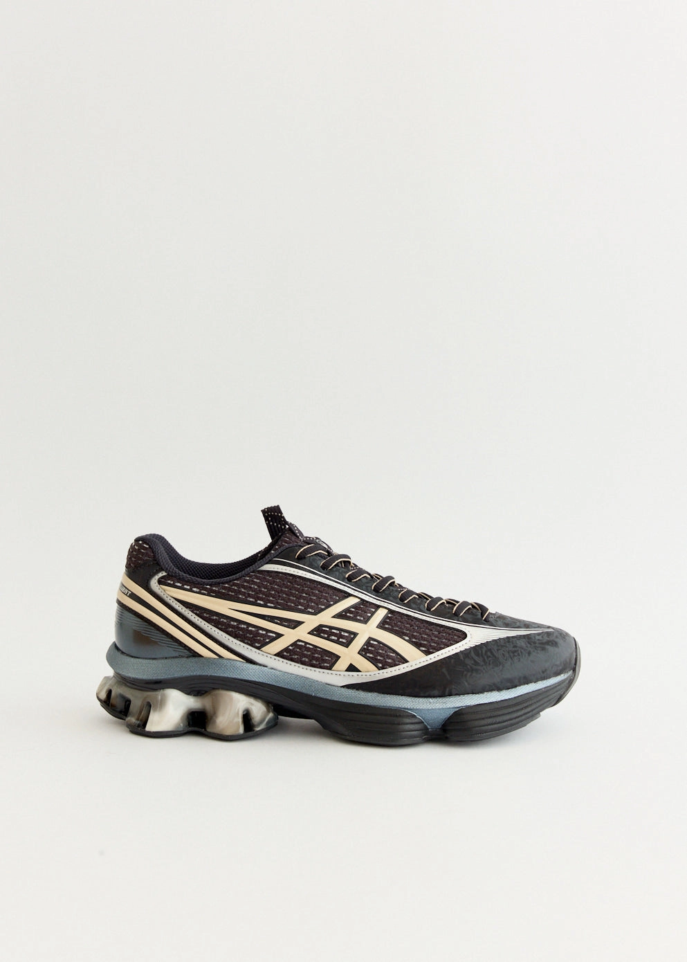 Now Trending Classic color offer US6-S Gel-Kinetic Fluent 'Black' Sneakers Custom Style Secure Fit