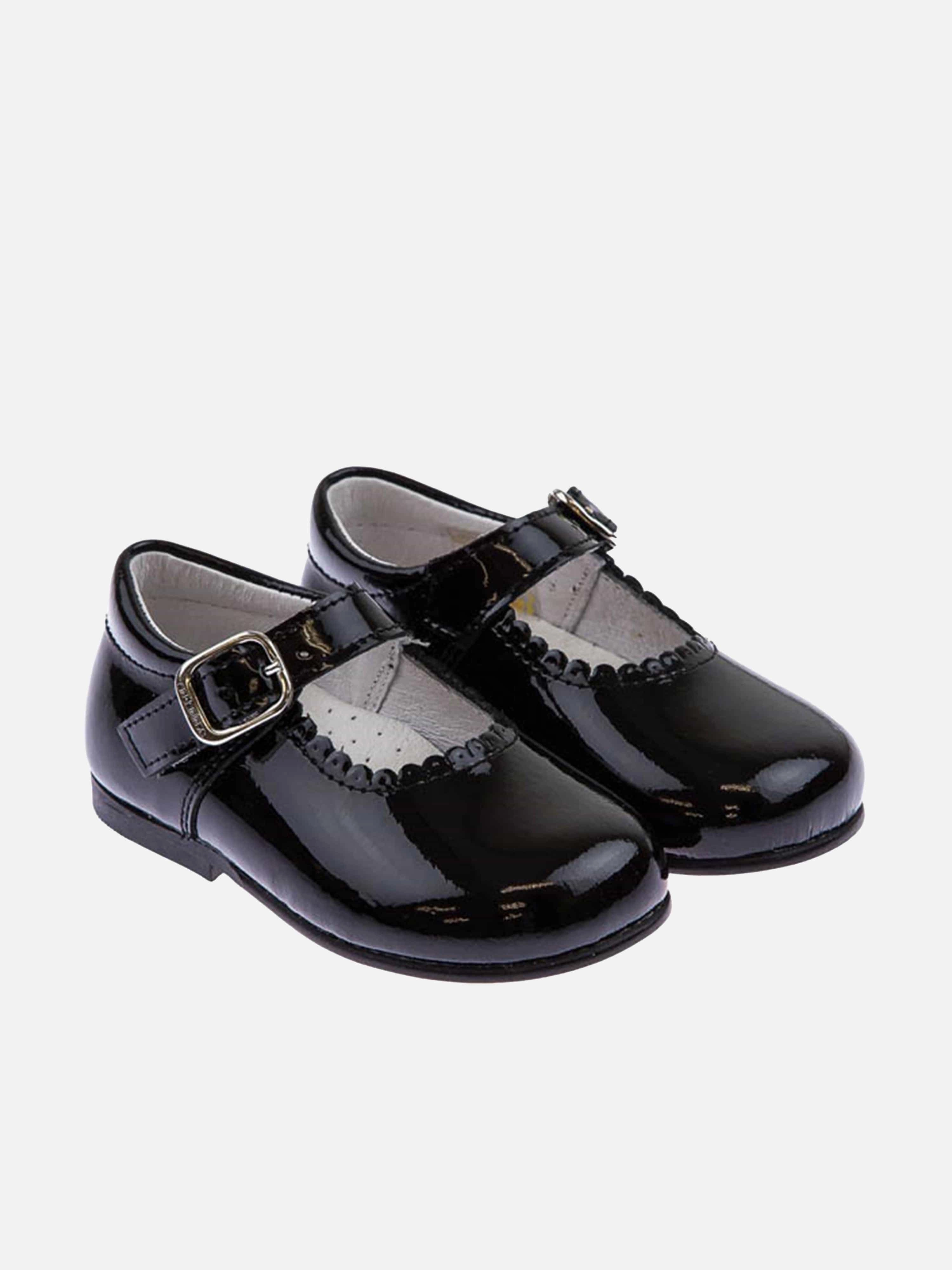 Join The Trend Andanines Girls Patent Leather Mary Jane Shoes in Black