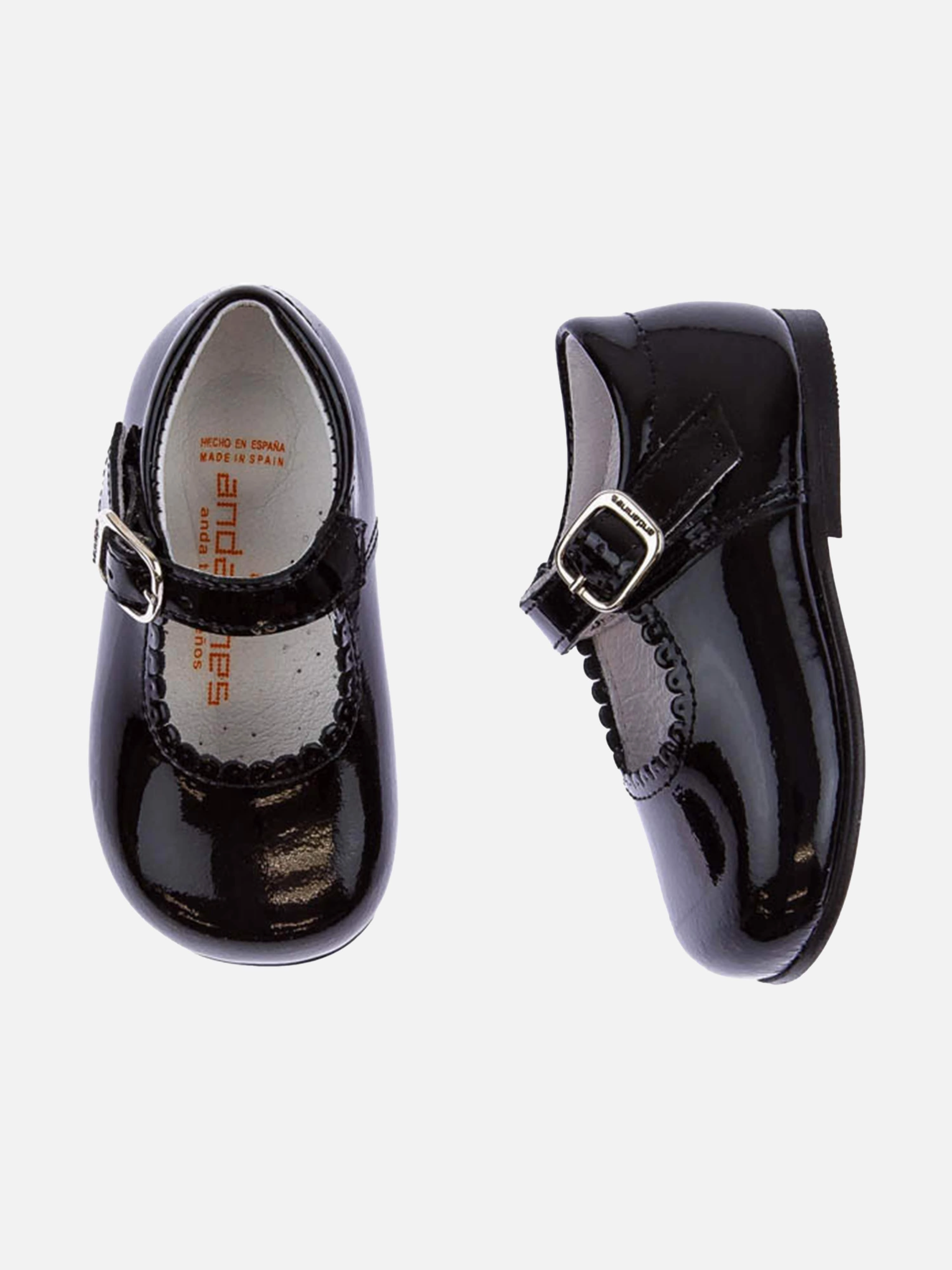 Clutch With Magnetic Snap Closure Andanines Girls Patent Leather Mary Jane Shoes in Black Expandable Weekend Duffel Bag