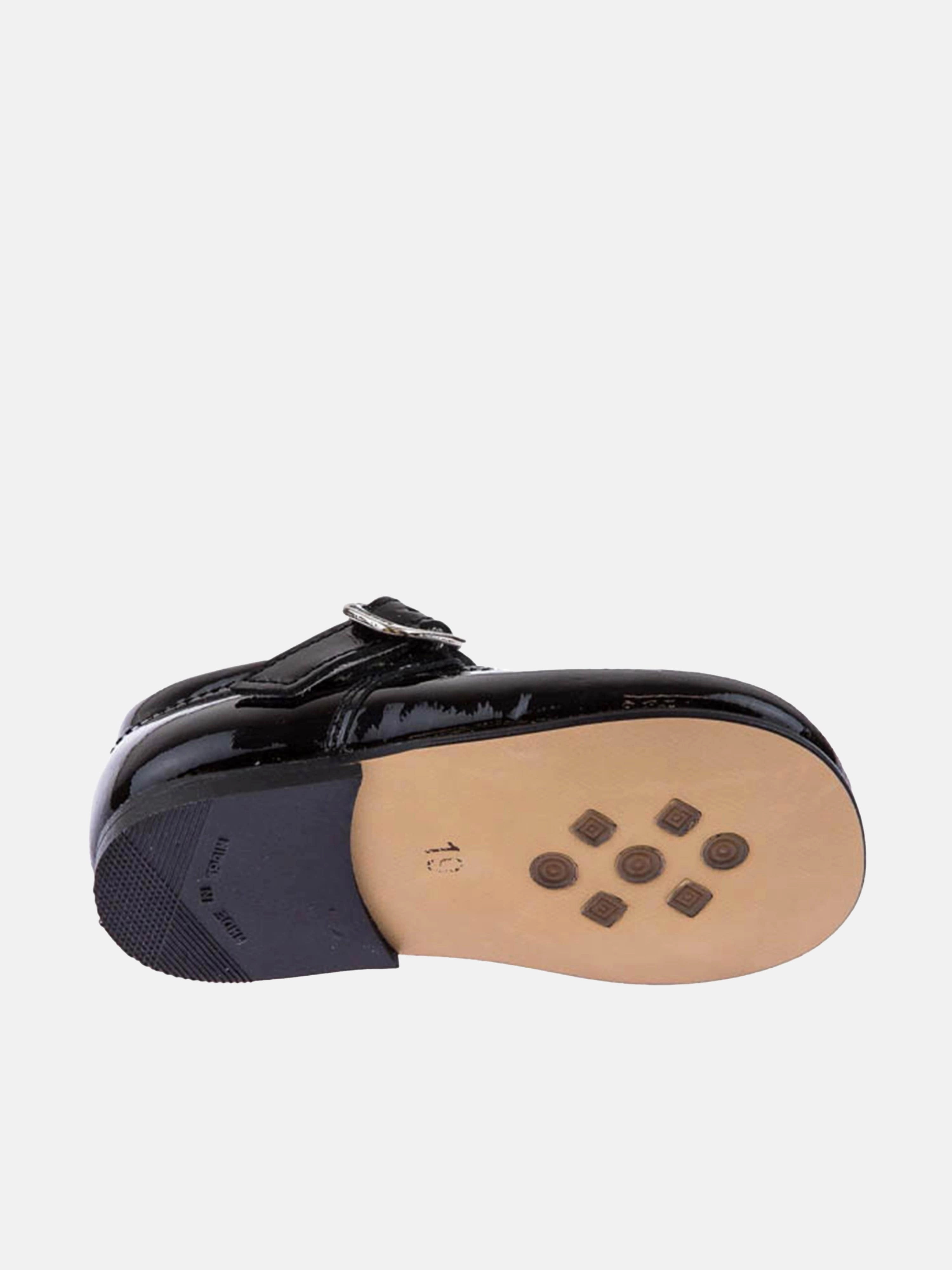Andanines Girls Patent Leather Mary Jane Shoes in Black Sustainable, Chic